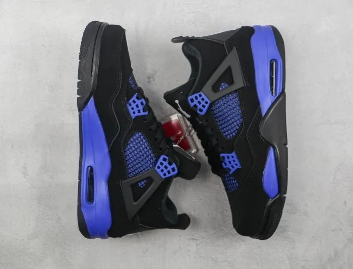 Air Jordan 4 Black Military Blue — photo 10