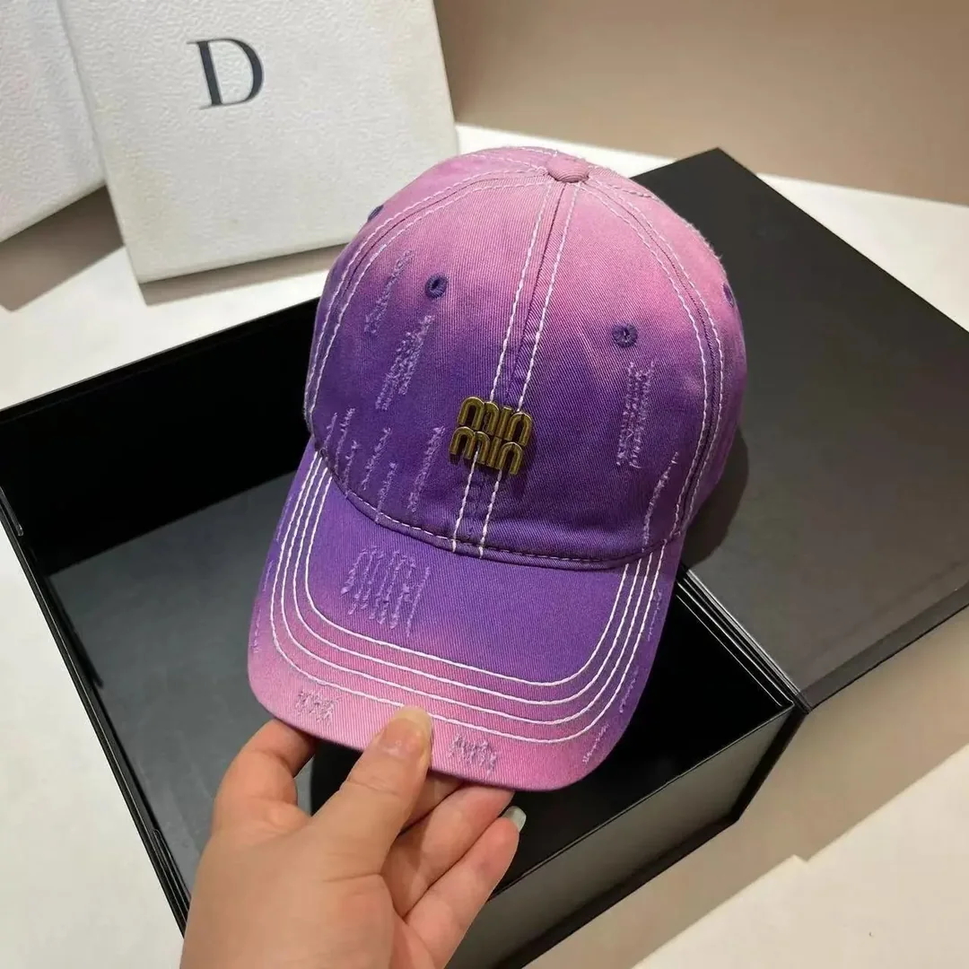 Distressed Denim Cap — QC