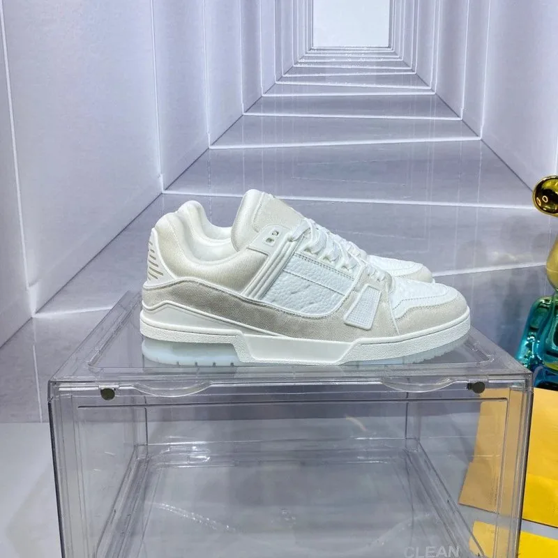 Louis Vuitton LV Trainer Denim Black Basketball Shoes — Photo 11