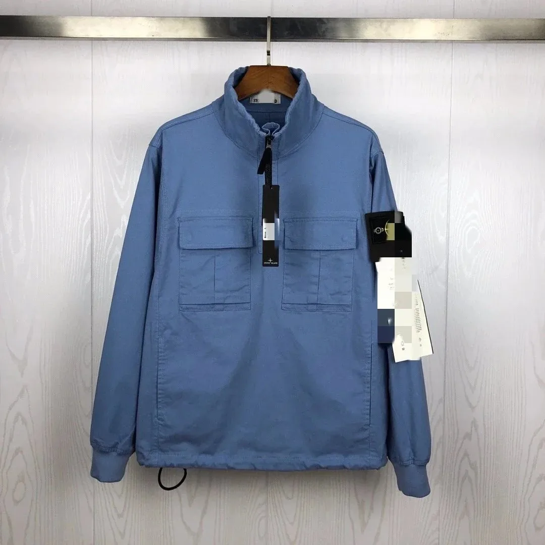 Nylon Half-Zip Pullover Jacket — photo 3