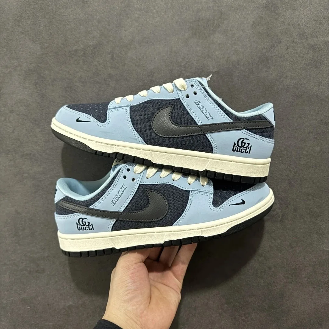 Nike Dunk Low Gucci Collab Top Sneakers — photo 11
