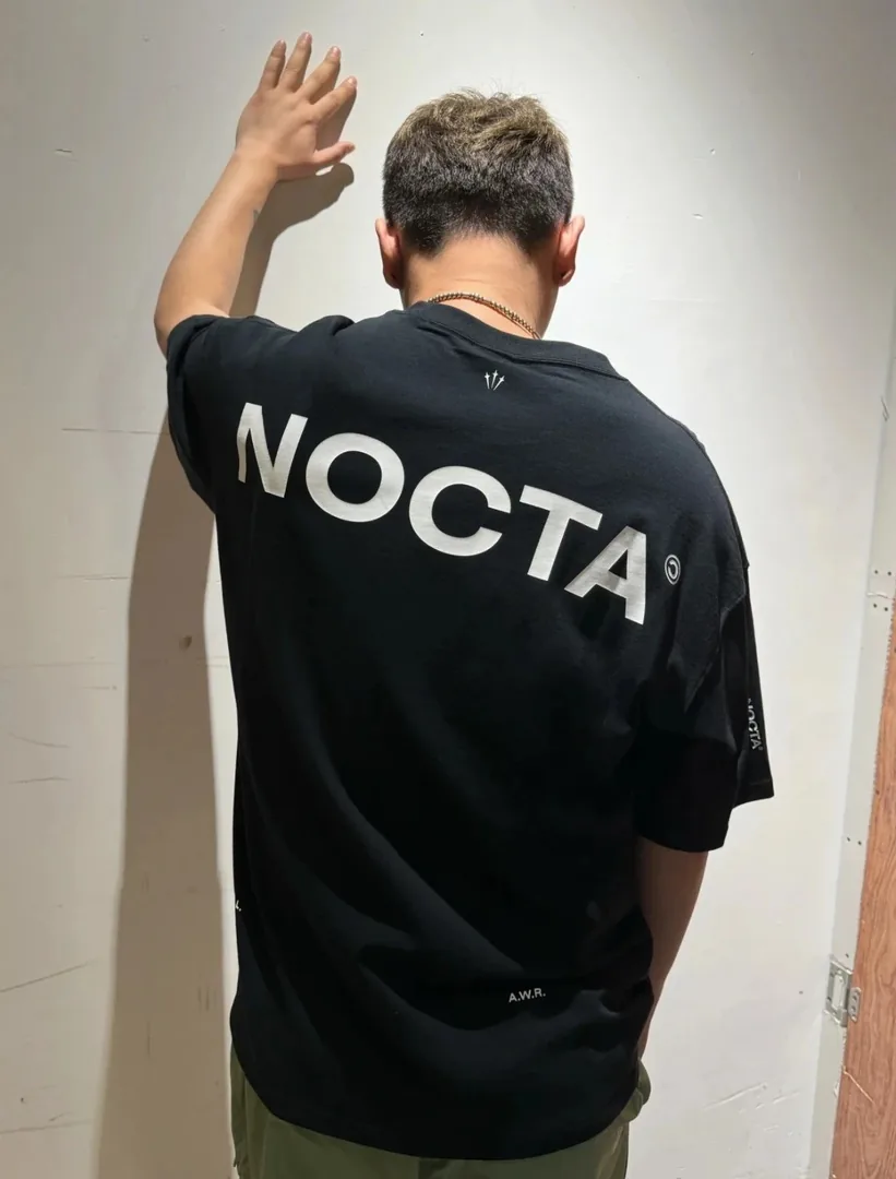 Collab Letter Print Cotton T-Shirt — photo 12