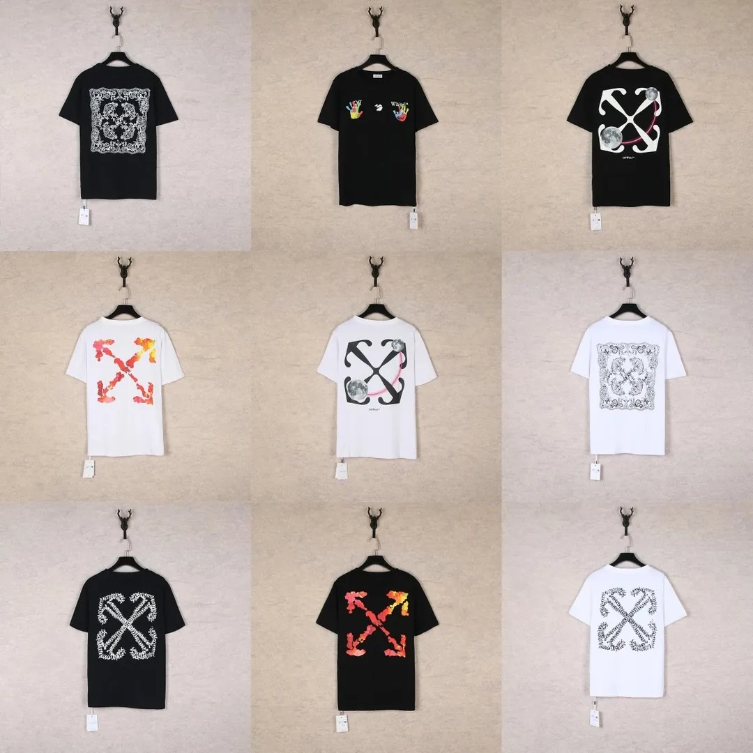 Off-White Blue Arrow Print T-Shirt