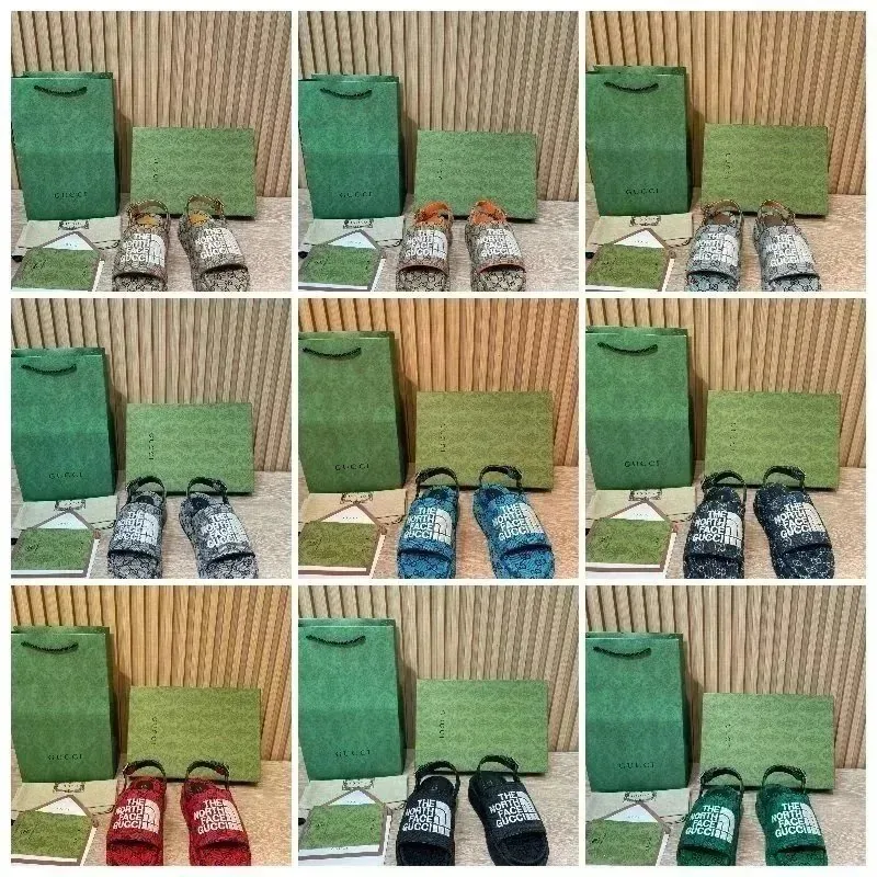 Gucci GG Jacquard Slide Sandal Collection