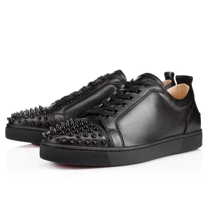 Christian Louboutin White Studded Trainers — Photo 14