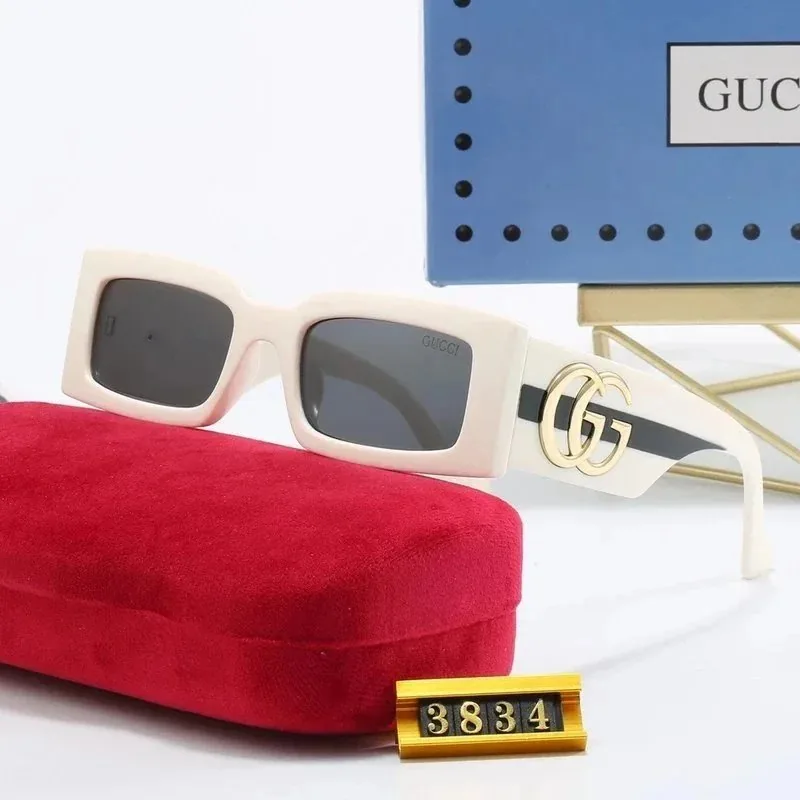 Gucci GG Logo Rectangular Sunglasses — QC