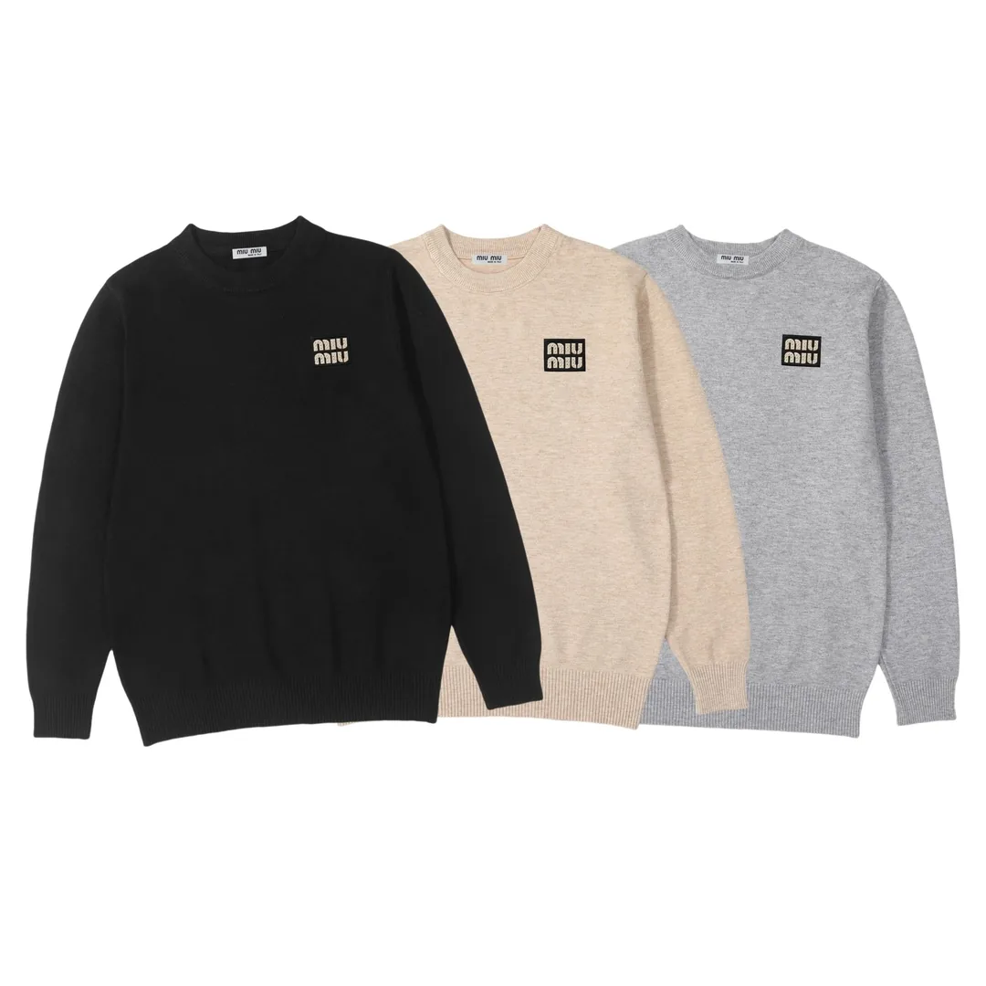 Double Jacquard Crewneck Sweater