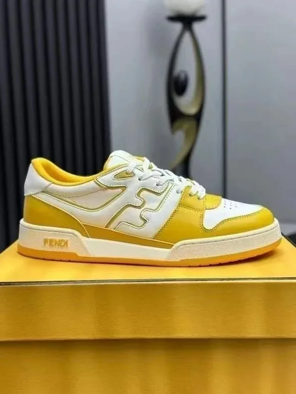 Fendi White Low-Top Skate Shoes — QC