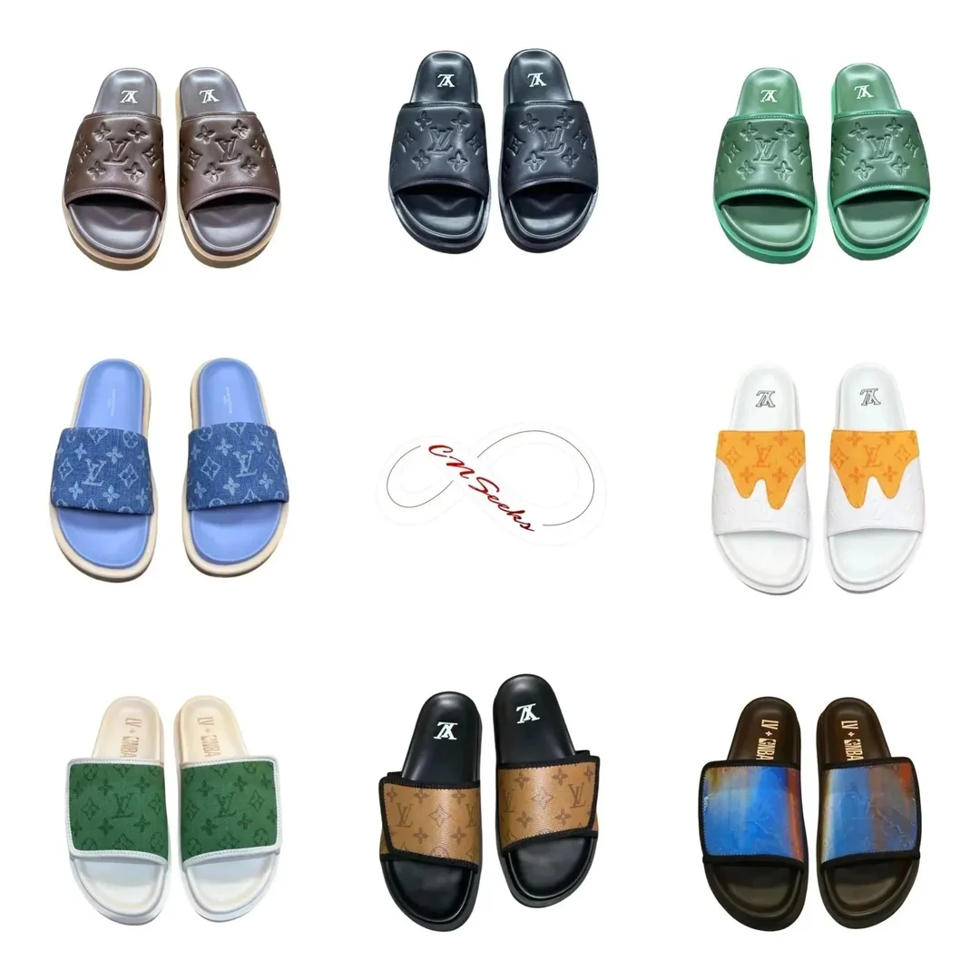 Leather Slides