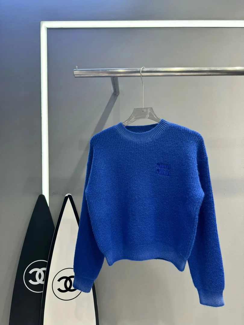 Double Jacquard Crewneck Sweater — Photo 14