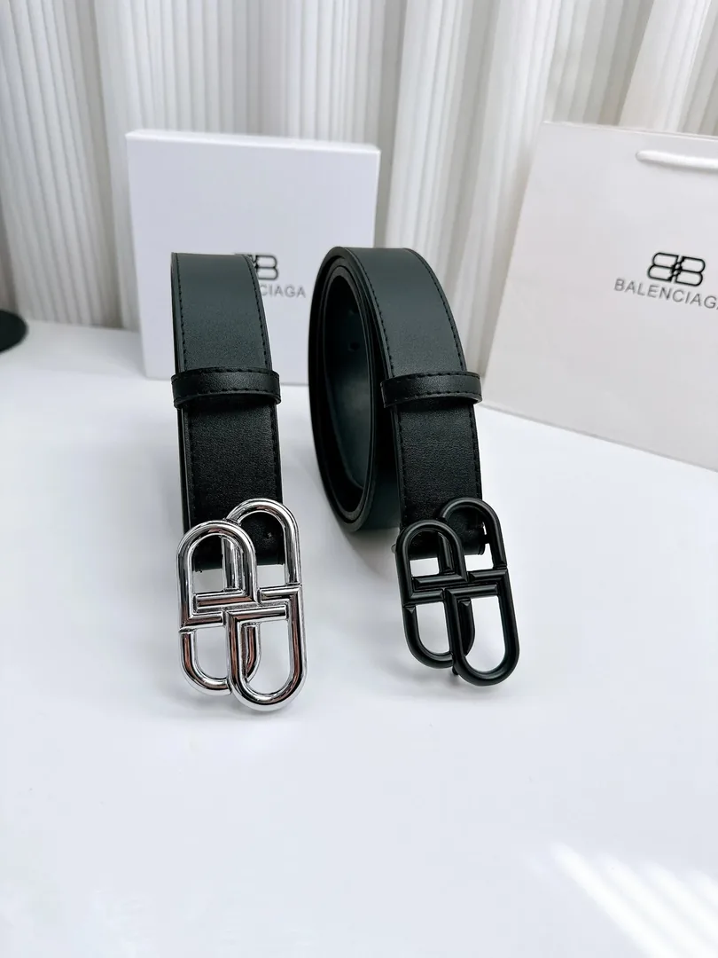 Balenciaga Signature Coated Canvas Belt — QC