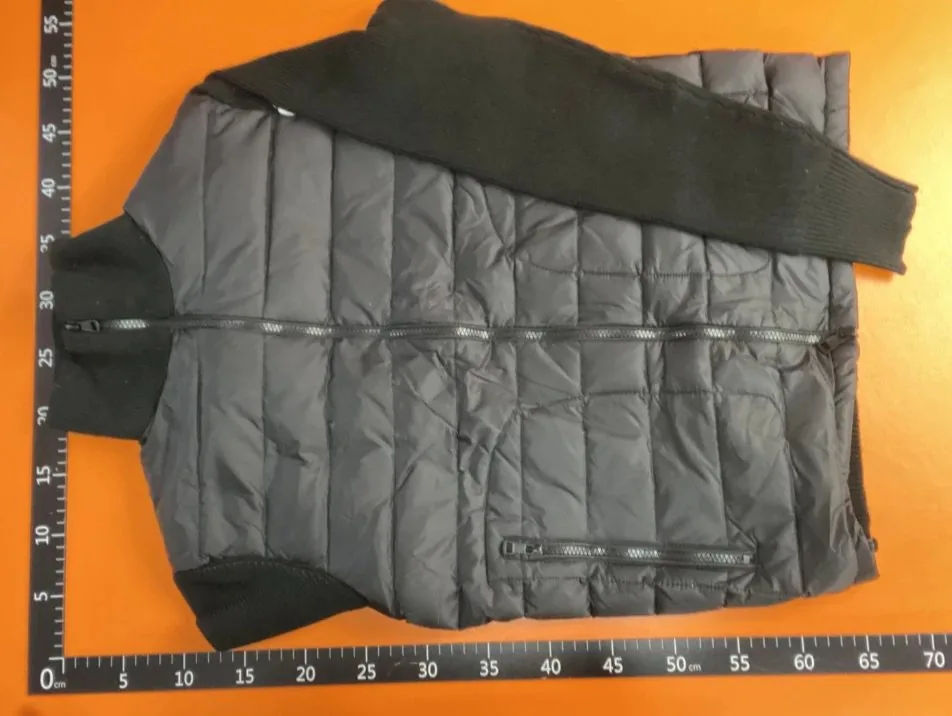 Quilted Zip Knit Cardigan — QC