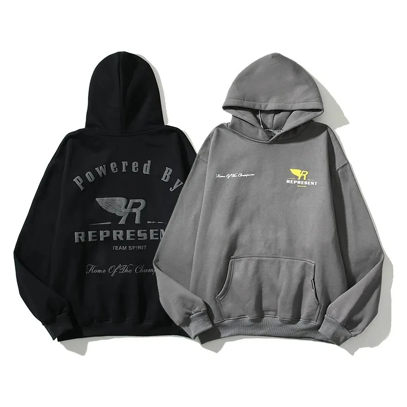 Vintage High Street Racing Hooded Hoodie — Photo 8