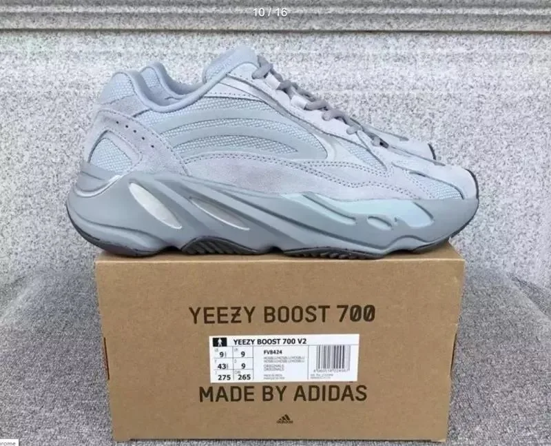 Adidas Yeezy 350 Grey Running Shoes — QC