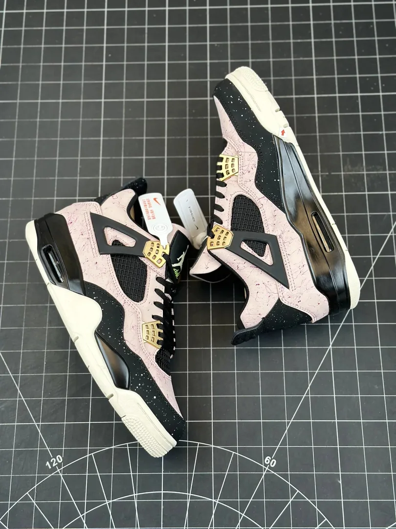 Pink Air Jordan 4 Sneakers — Photo 14