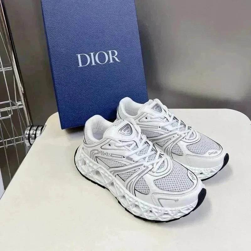 Dior B35 White Trainers — QC