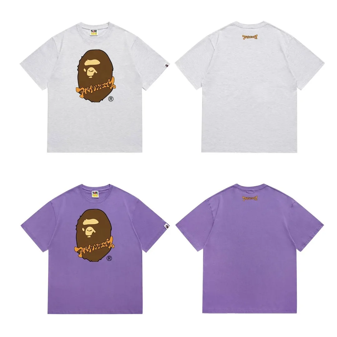 Bape Ape Print Crewneck T-Shirt — Photo 2