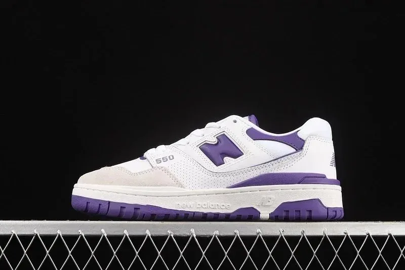 New Balance 550 Retro Lace-Up Skate Shoes — Photo 8
