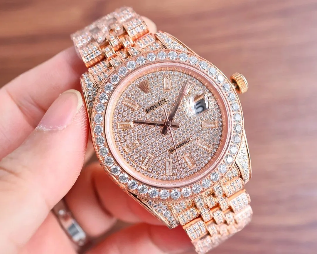 Full Diamond Custom Watch — QC