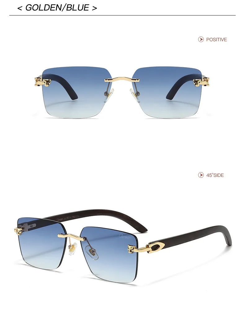 Cartier Panthere Rimless Sunglasses — photo 12