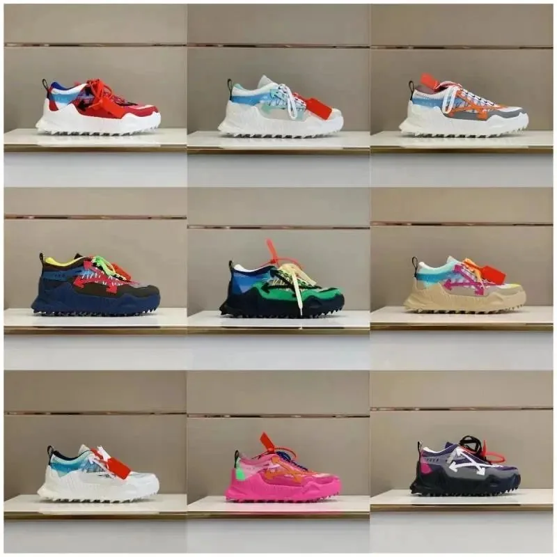 Off-White Odsy-1000 Color-Block Platform Low-Top Dad Shoes