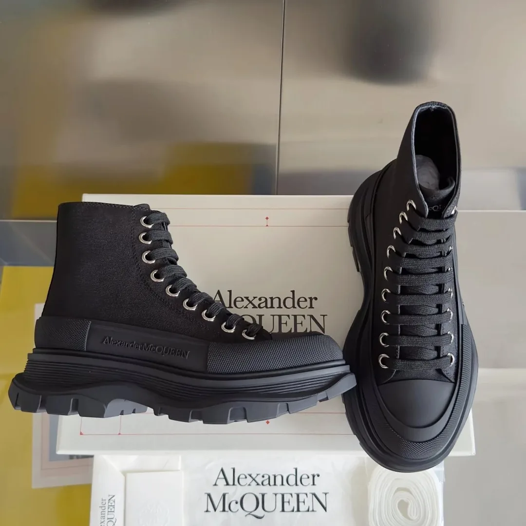 Alexander McQueen Tread Slick White Sneakers