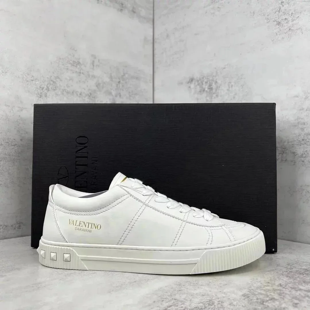 Valentino Grey Knit Sneakers — Photo 6