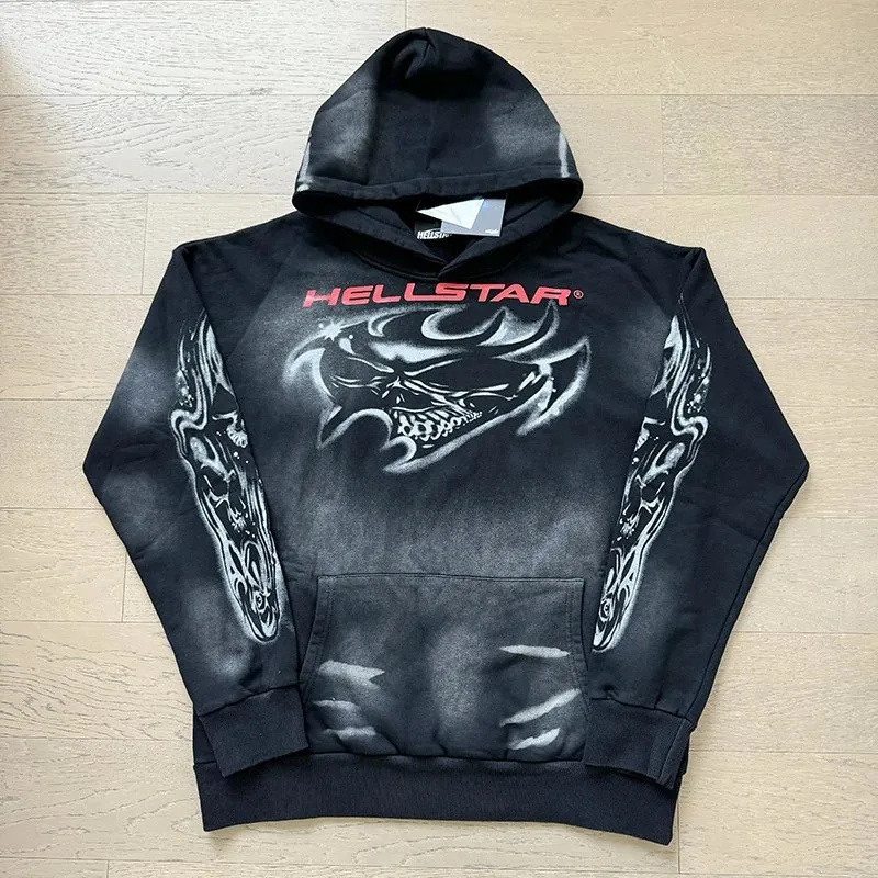 Washed Distressed Hoodie — Photo 15