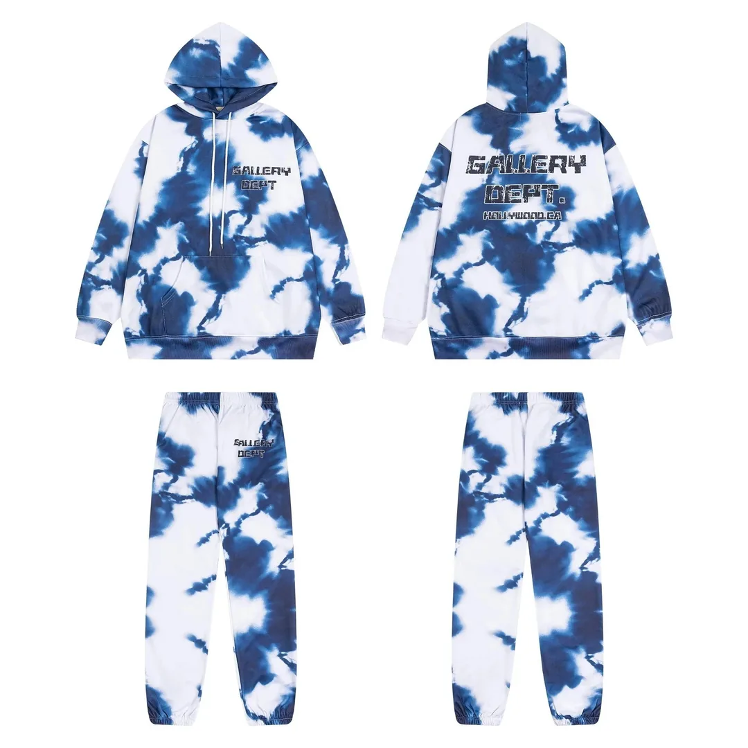 Gallery Dept Paint Splatter Hoodie Tracksuit — QC