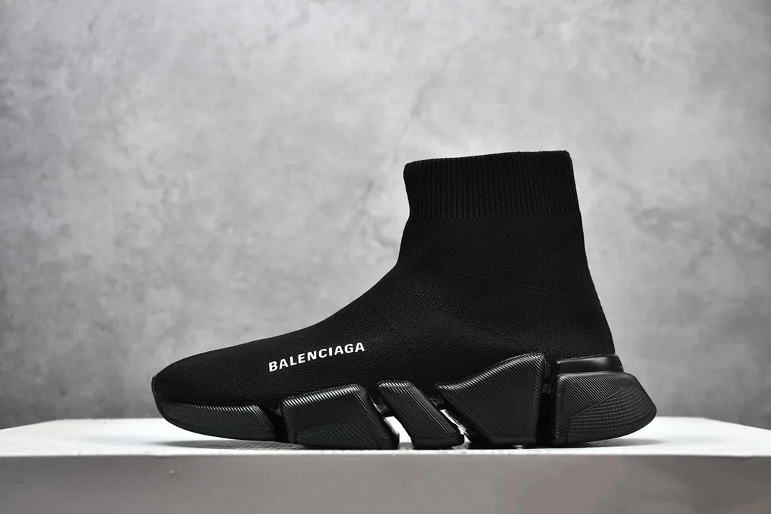 Balenciaga Speed Trainer Runner Black Sock Shoes — photo 10