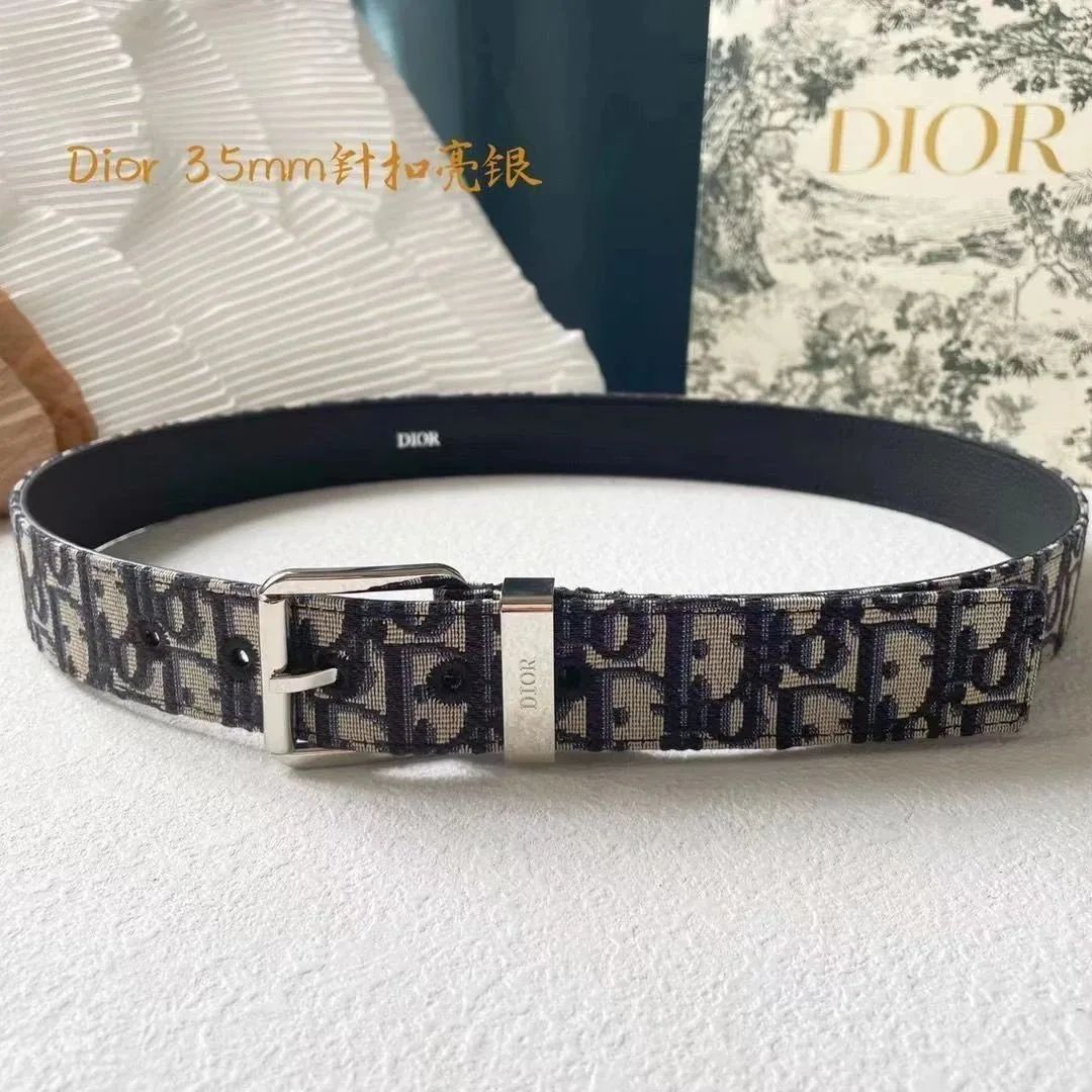 Dior Leather Letter Belt — Photo 4