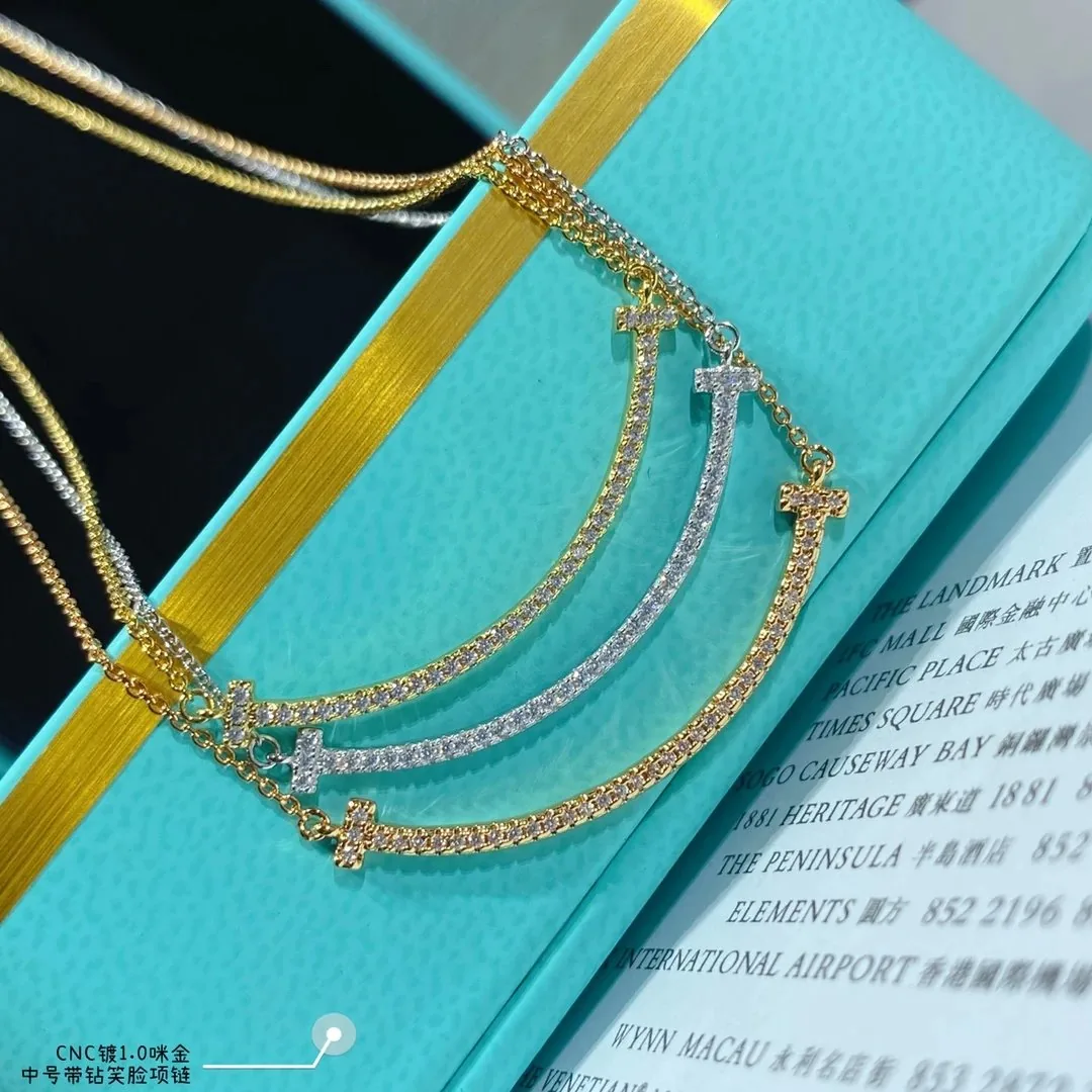 Tiffany Double T Diamond Necklace