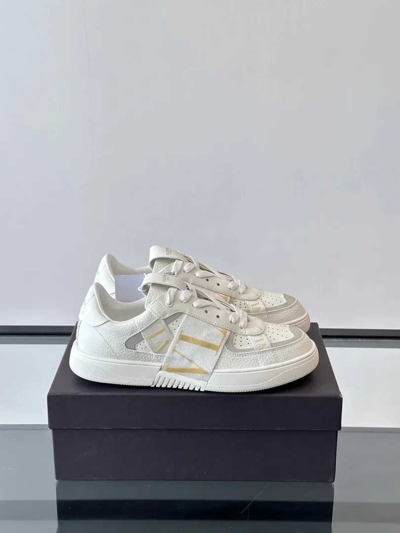 Valentino VL7N Grey Leather Loafers — Photo 12