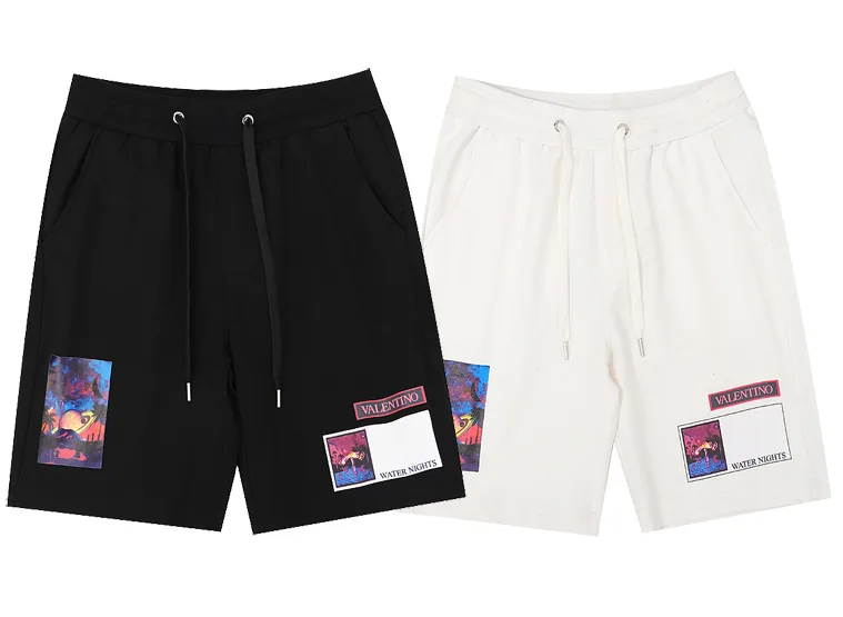 Valentino Rome Crest Logo Sweat Shorts — QC