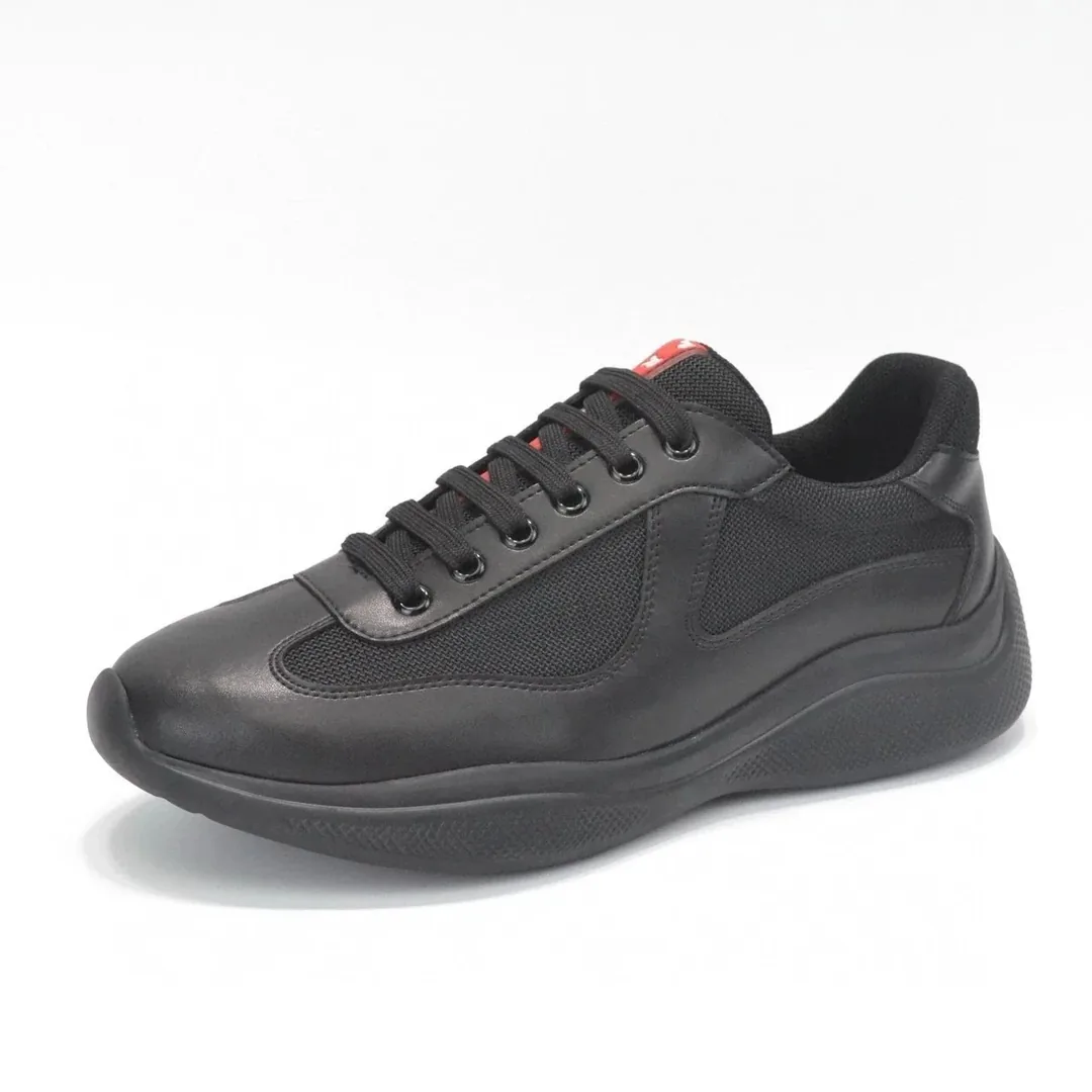 Prada America's Cup Black Platform Trainers — Photo 9