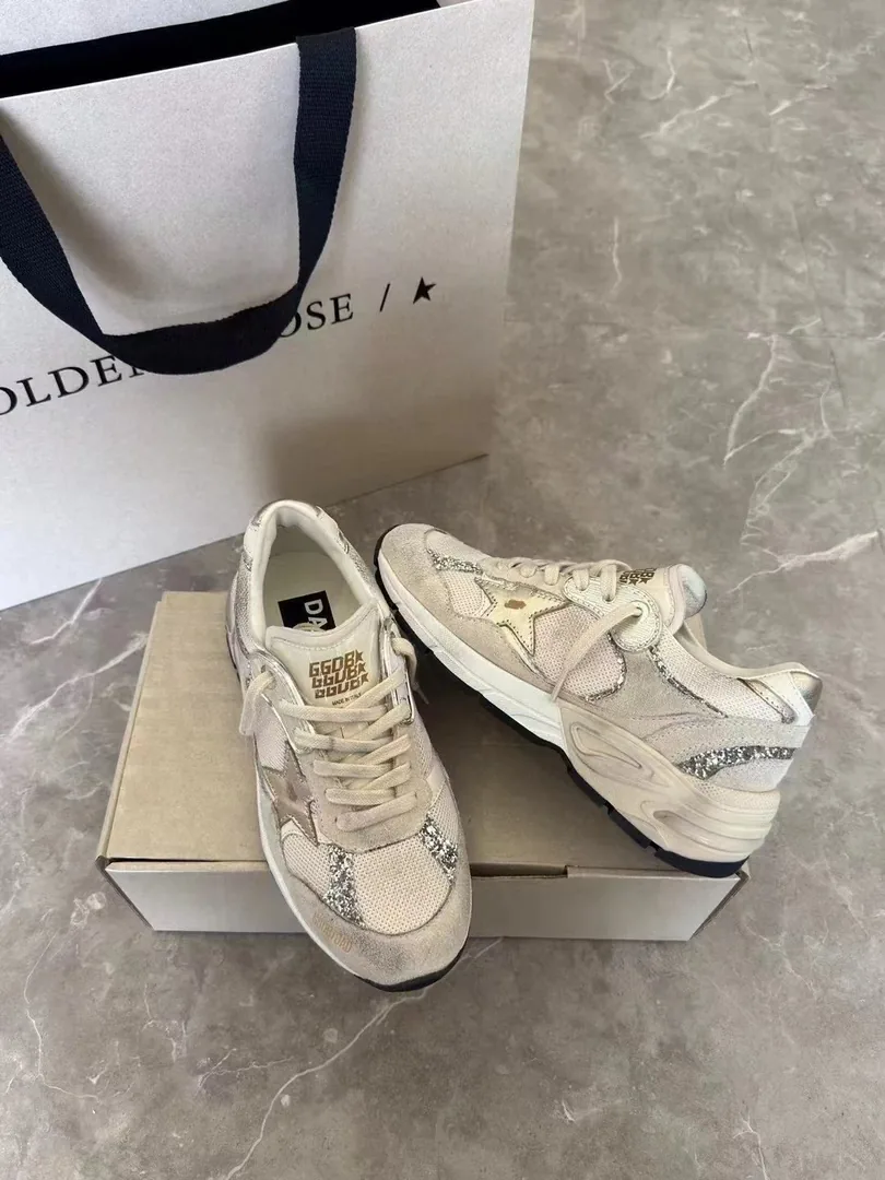 Golden Goose Dad-Star Black White D-Star Runners — photo 6