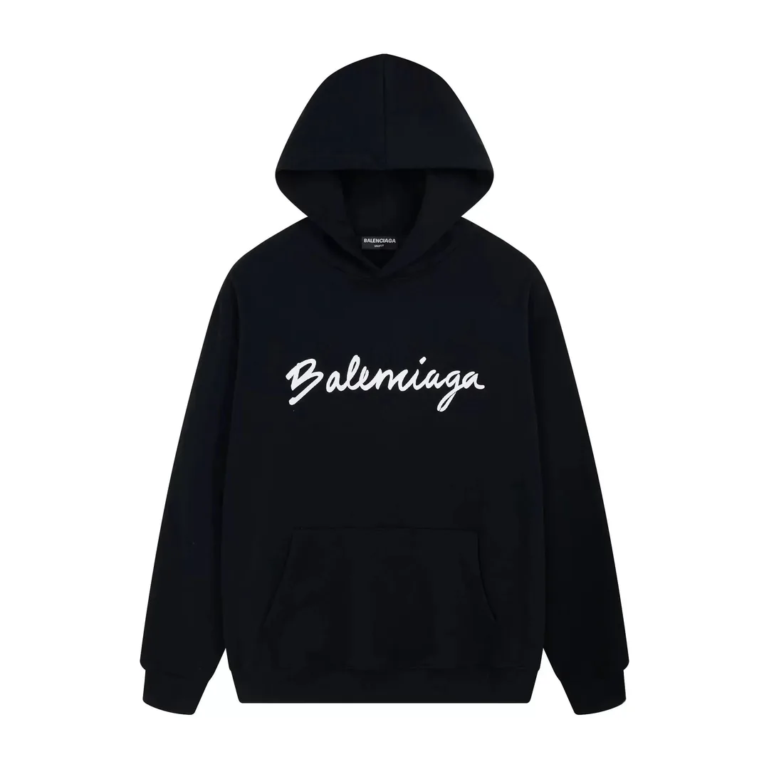Balenciaga Paris Graffiti Logo Hoodie White — QC