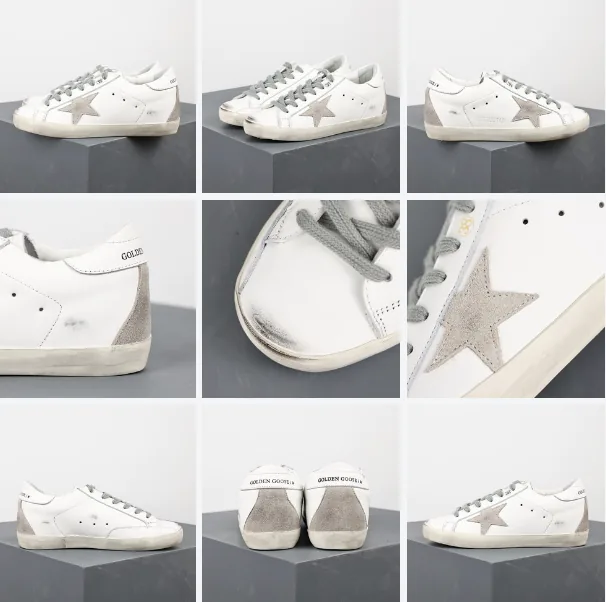 Golden Goose Super-Star Distressed Sneakers — Photo 12