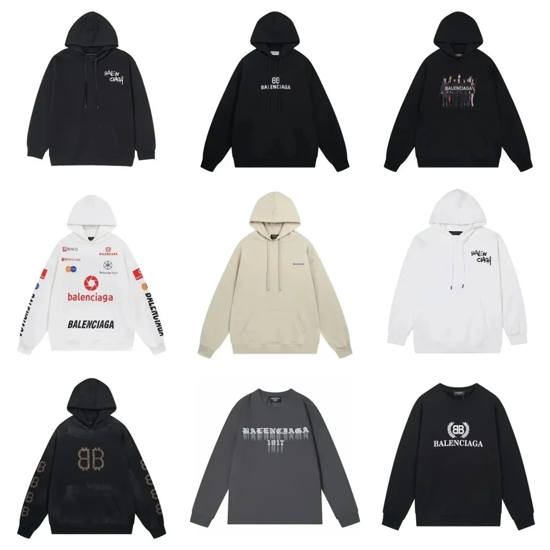 Balenciaga Logo Hoodie Collection