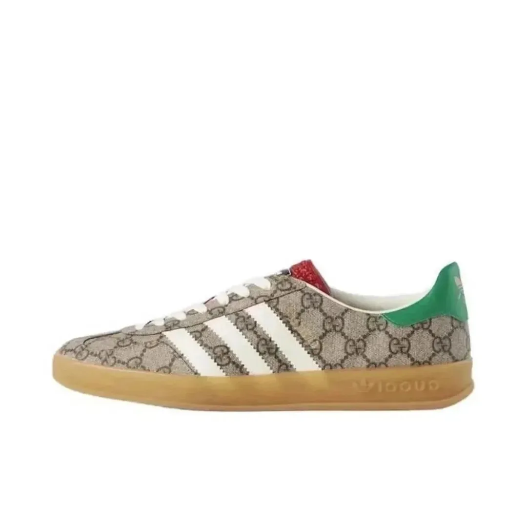 Adidas Gazelle Beige Retro Running Shoes — QC