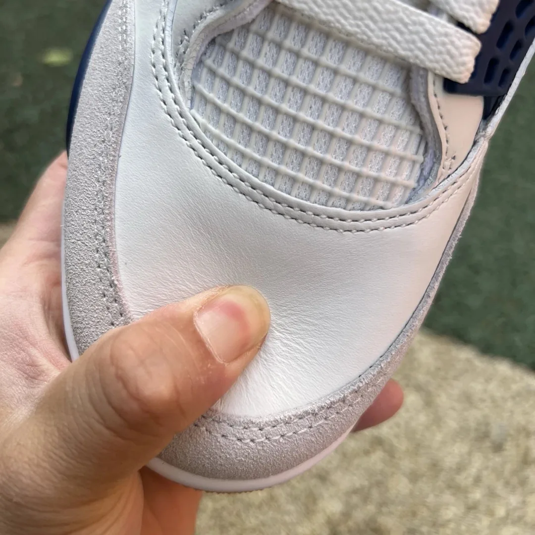 Air Jordan 4 Navy Sneakers — Photo 11