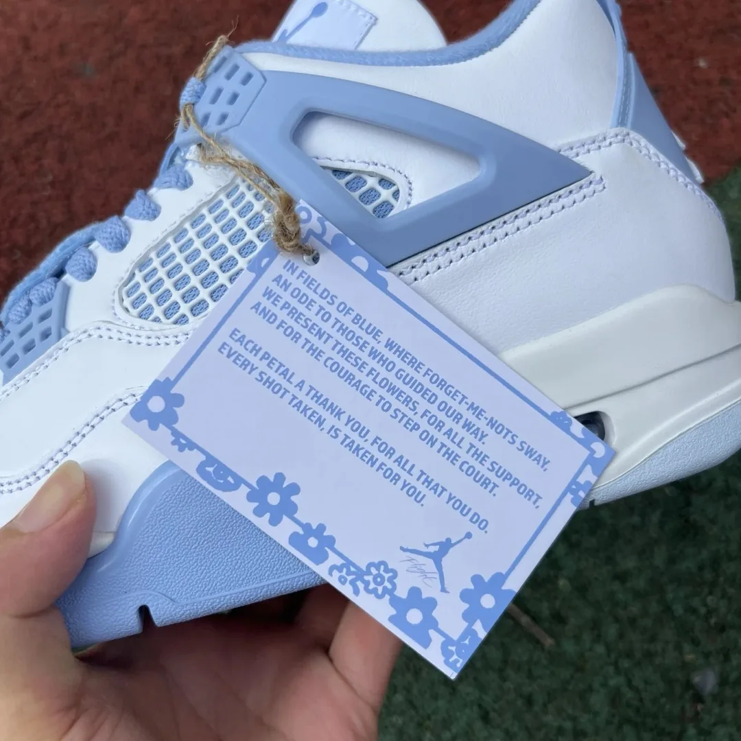 Air Jordan 4 Forget Me Not — photo 9
