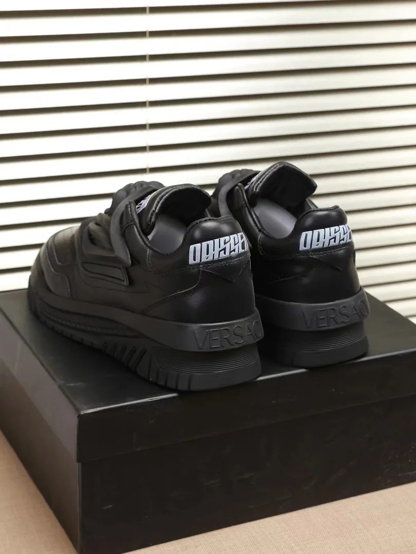 Versace Odissea Black White Sneakers — photo 7