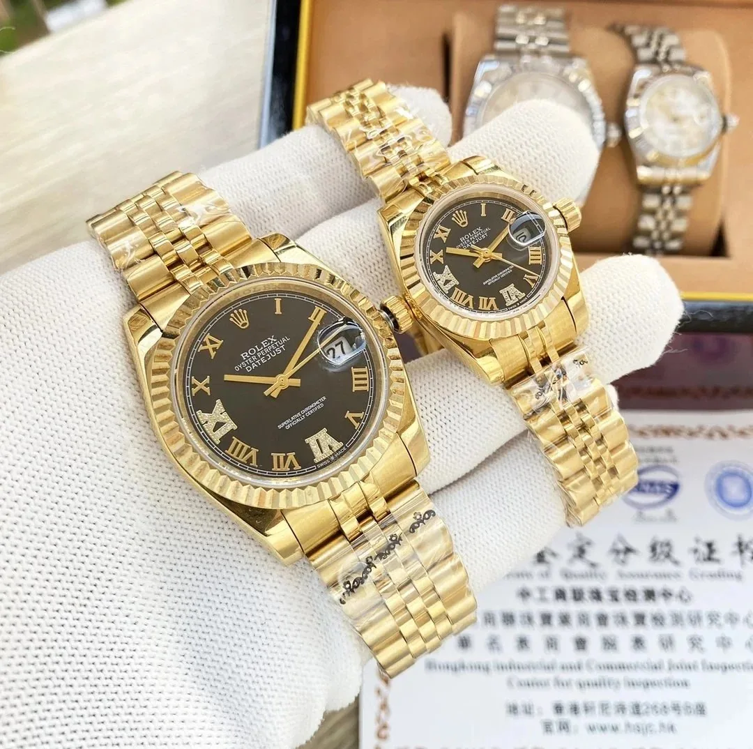 Rolex Datejust Pink Dial Watch — QC