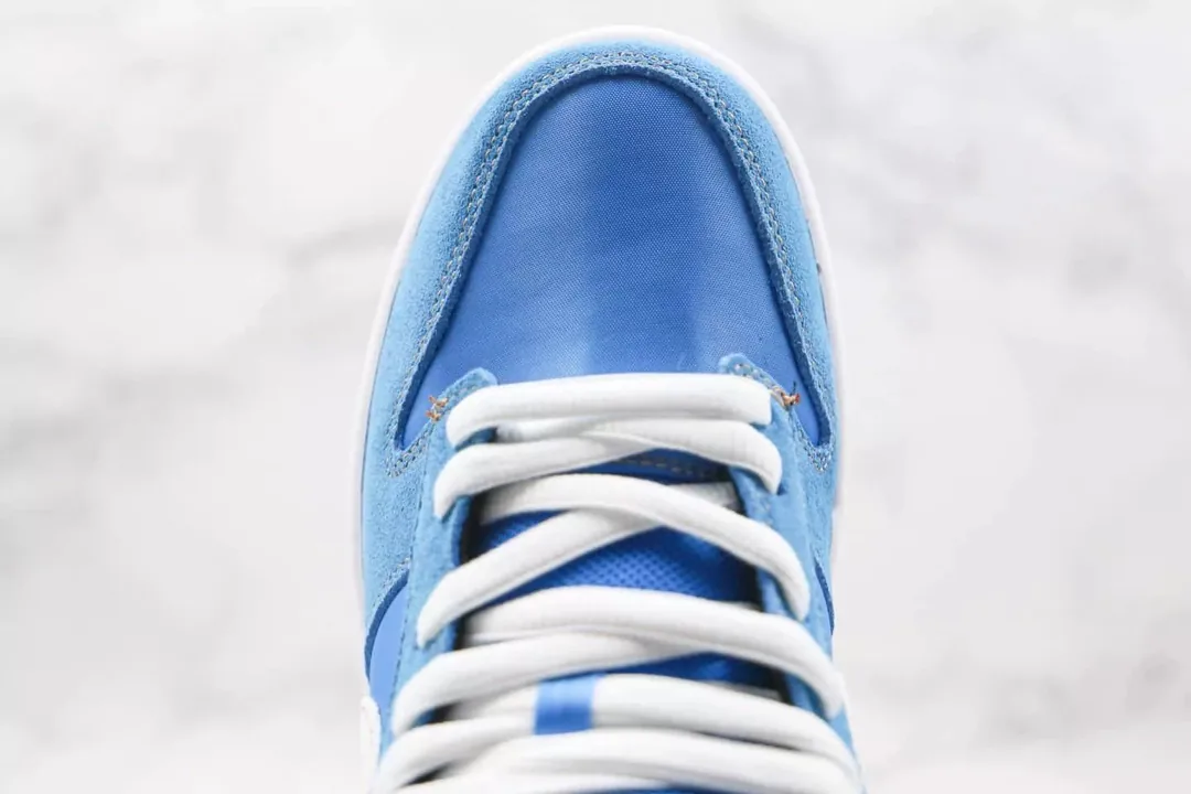 Nike SB Dunk Low Blue Chun-Li Print Sneakers — QC