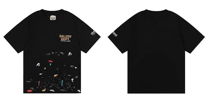 Tie-Dye Graffiti Print T-Shirt — QC