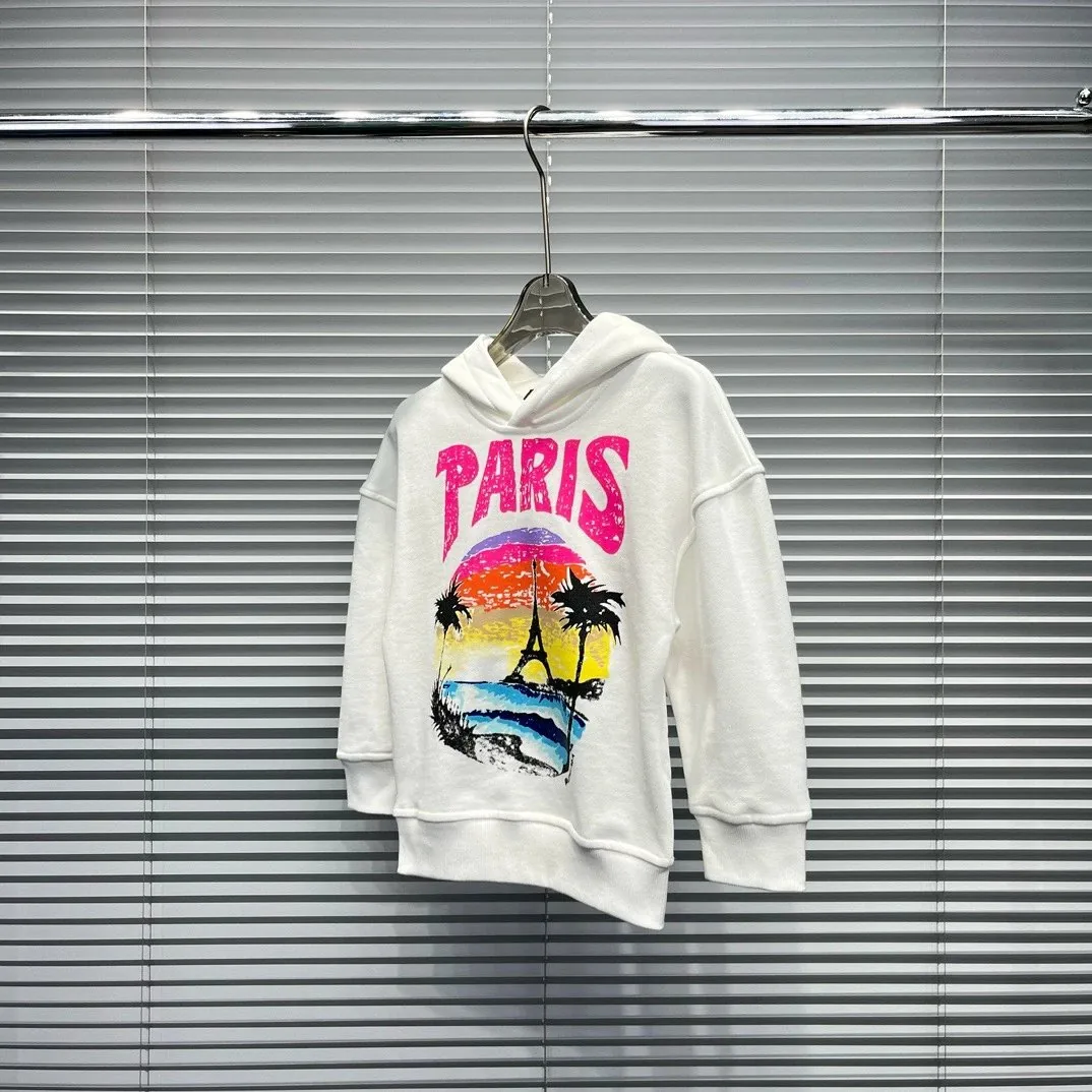 Paris Print Kids Hoodie — Photo 14
