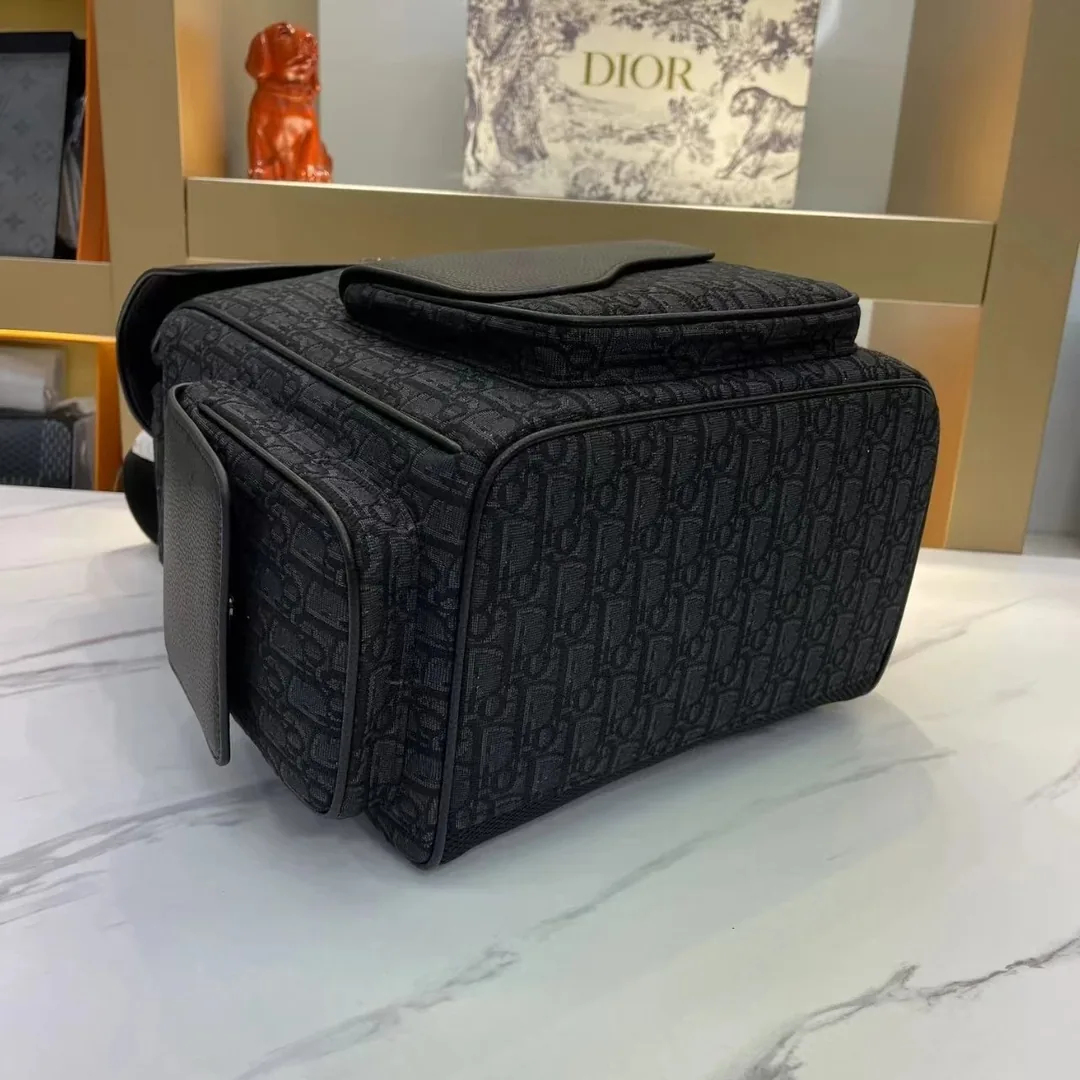 Dior Oblique Saddle Backpack — QC