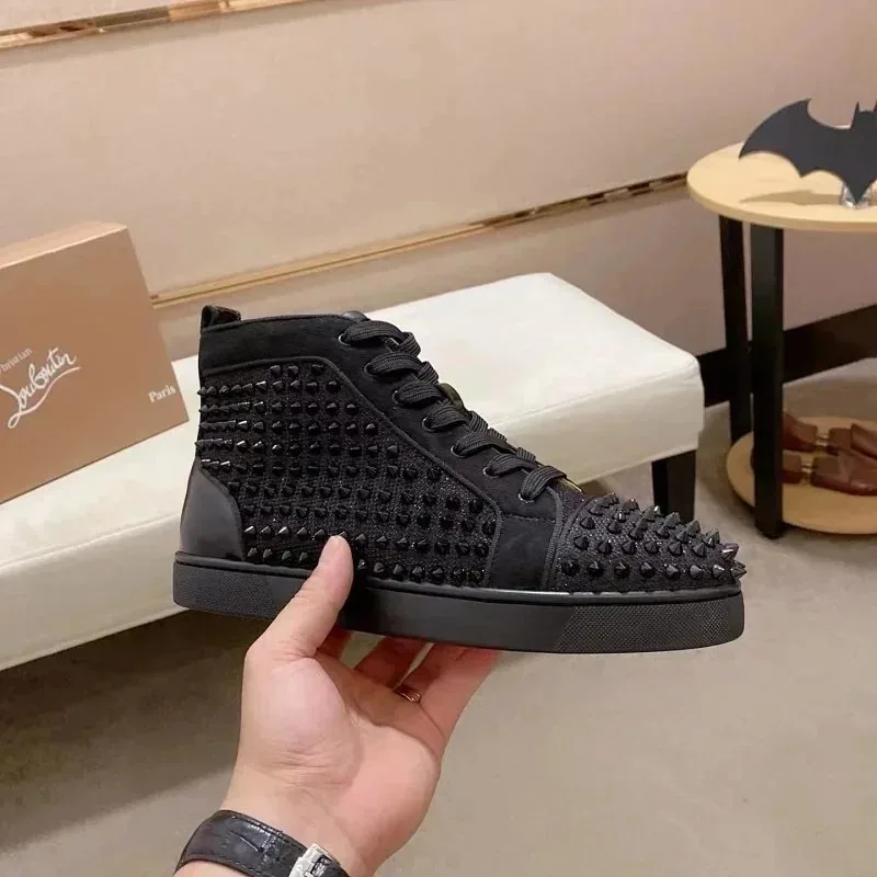 Christian Louboutin Black Low-Top Sneakers — QC