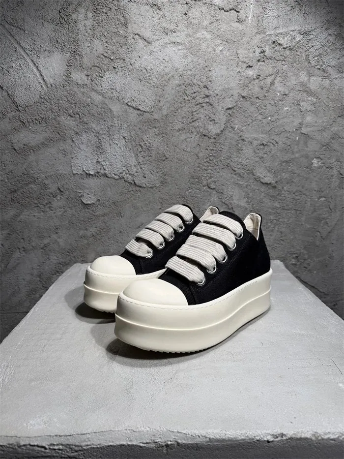 Rick Owens DRKSHDW Grey White Sneakers